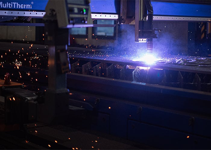 plasma snijmachine voor staal snijden bij Merwestaal