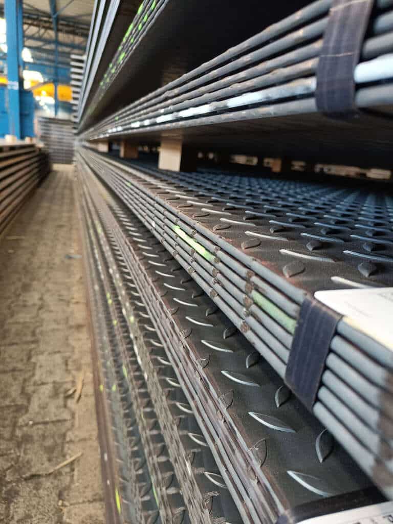 stalen traanplaten