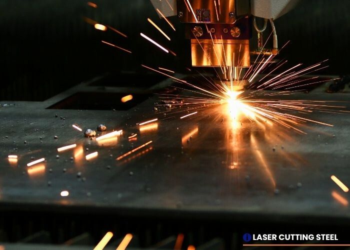 laser cutting steel machine