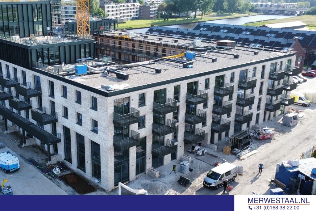 Huis-aan-de-haven-in-Leeuwarden-Merwestaal-2 Harcotom staallevering door Merwestaal