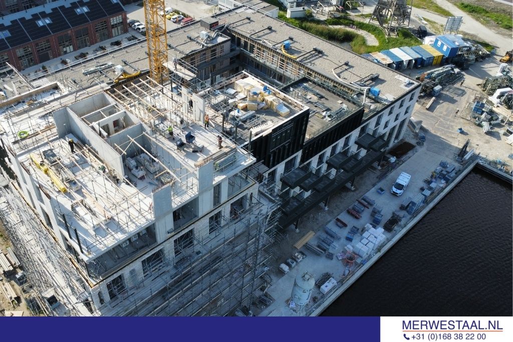 Huis-aan-de-haven-in-Leeuwarden-Merwestaal-3 Harcotom staallevering door Merwestaal