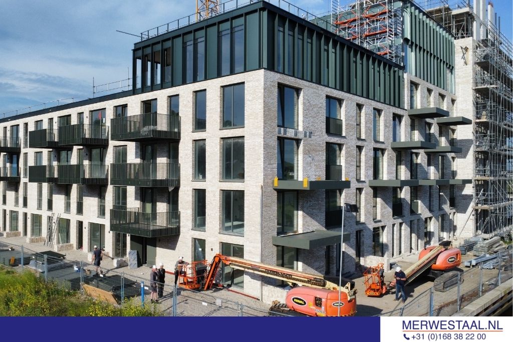 Huis-aan-de-haven-in-Leeuwarden-Merwestaal-5 Harcotom staallevering door Merwestaal