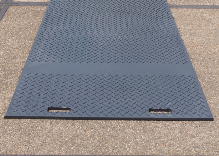 kunststof rijplaat afmeting 3000 x 1000 x 15 mm zij aanzicht